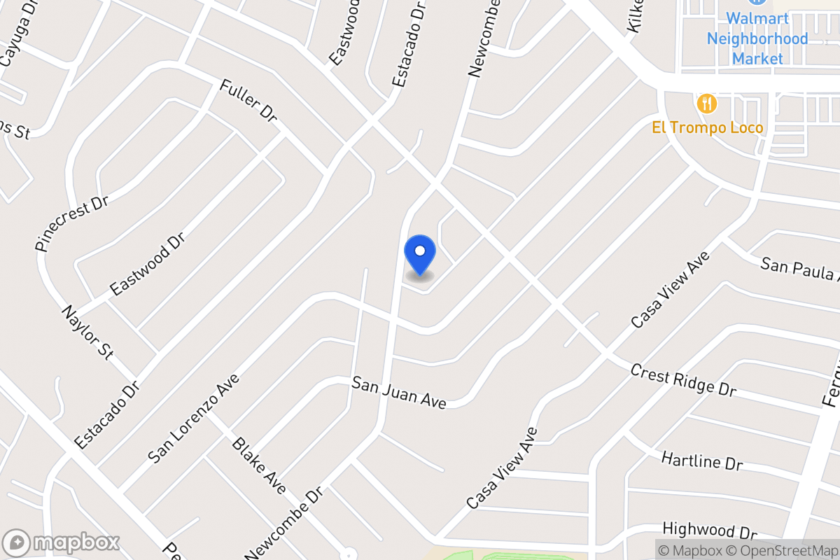 Map of 10230 Newcombe Dr