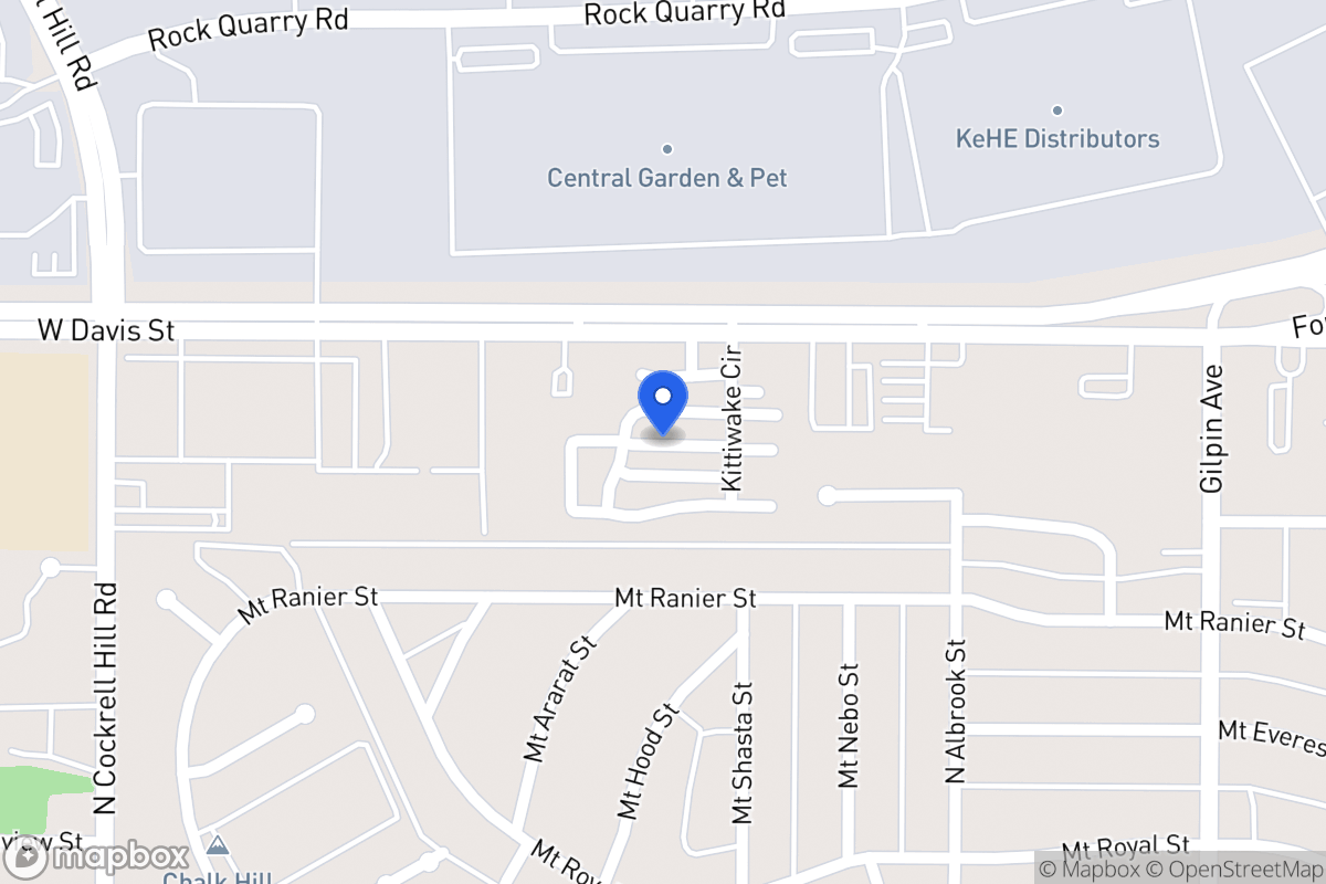 Map of 4010 W Davis St