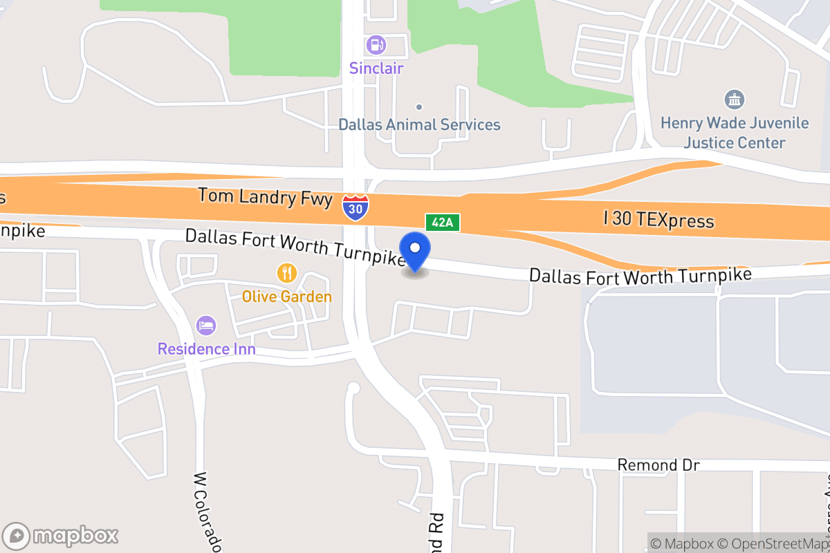 Map of 1500 N Westmoreland Rd