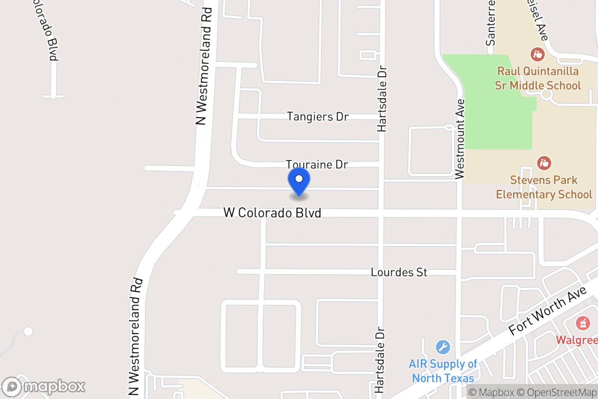Map of 3011 W Colorado Blvd
