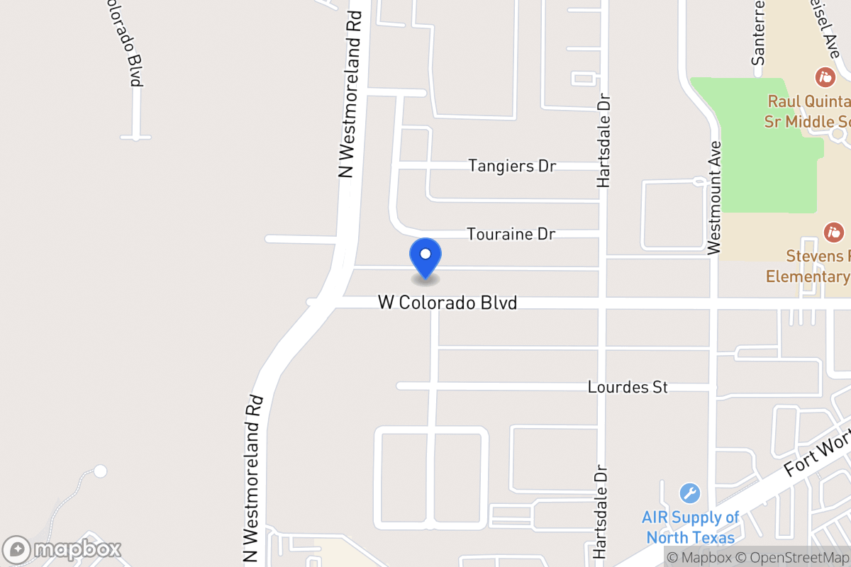 Map of 3105 W Colorado Blvd