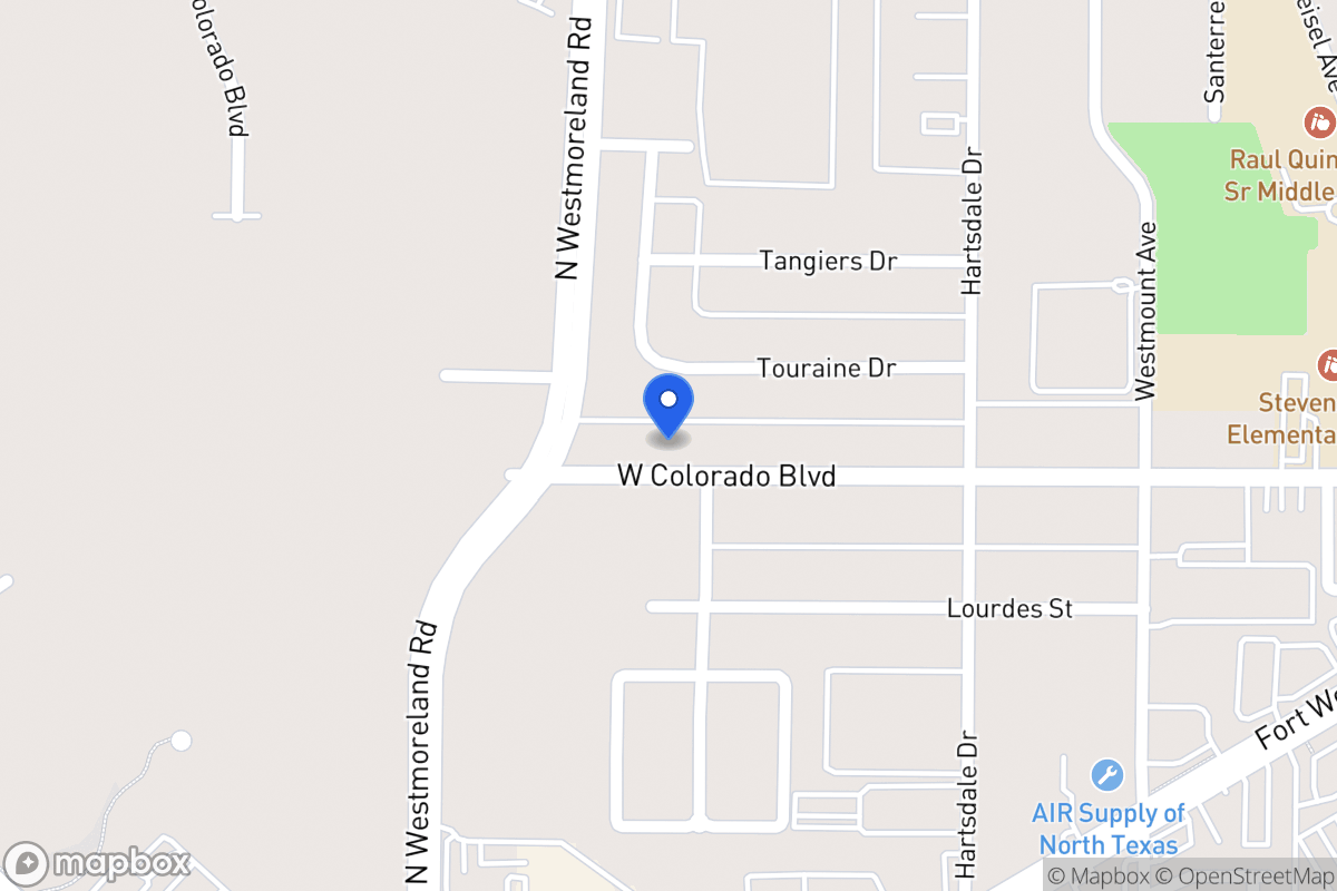 Map of 3111 W Colorado Blvd