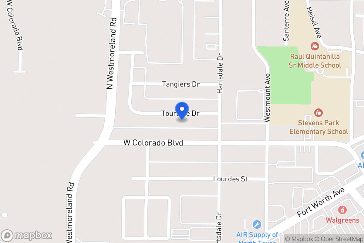 Map of 2932 Touraine Dr