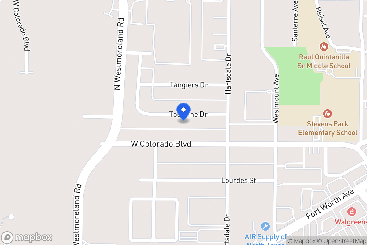 Map of 3006 Touraine Dr
