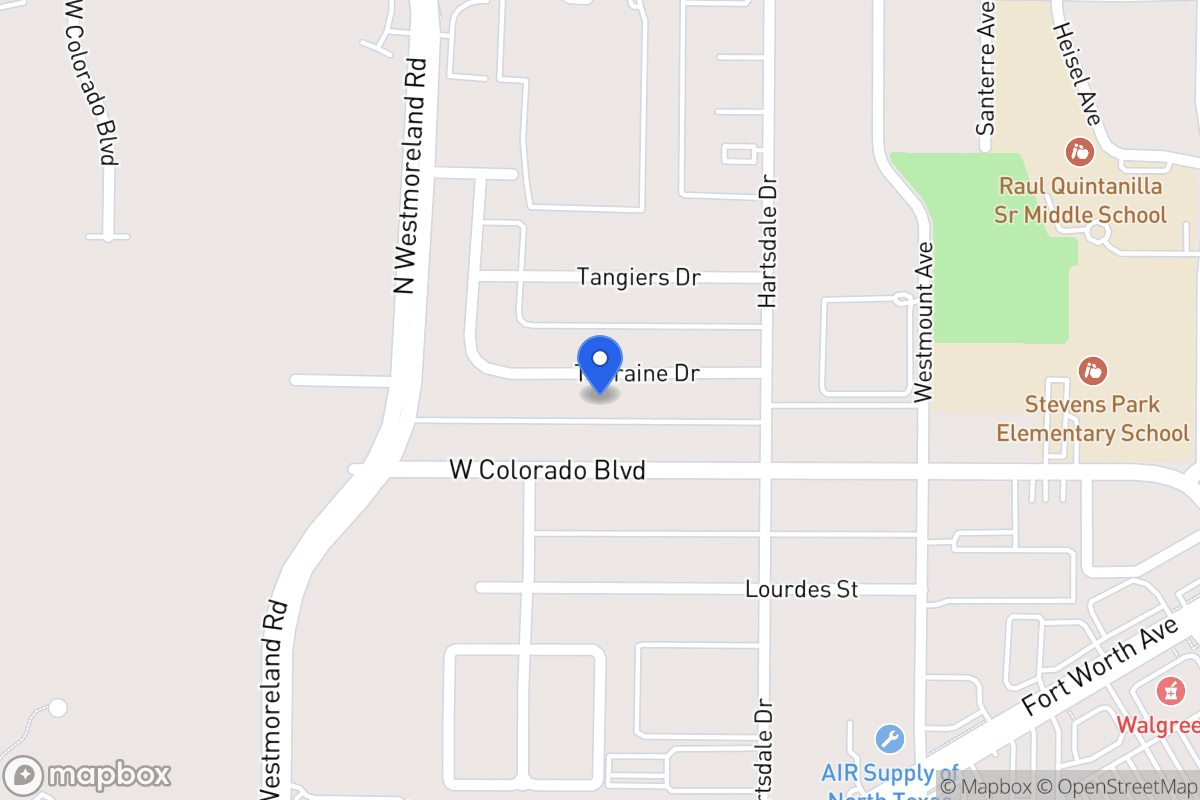 Map of 3012 Touraine Dr