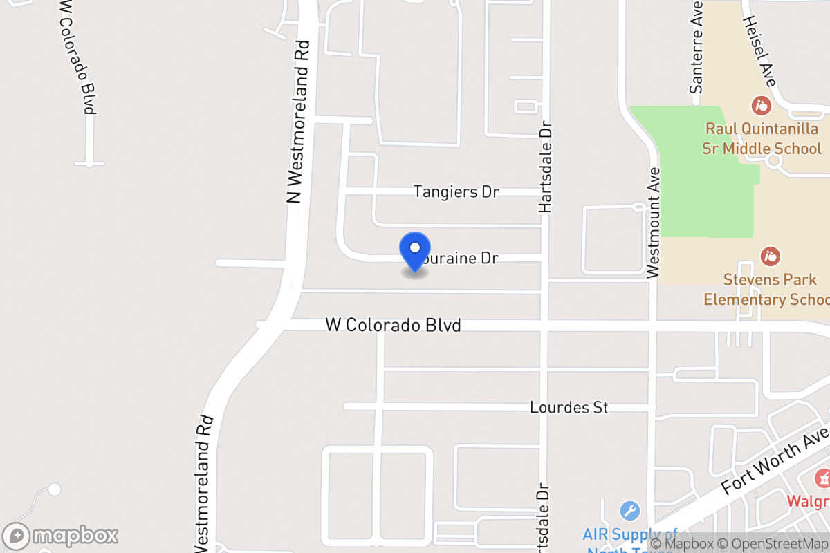 Map of 3016 Touraine Dr