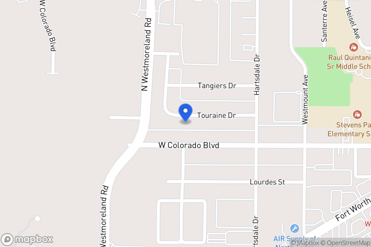 Map of 3026 Touraine Dr