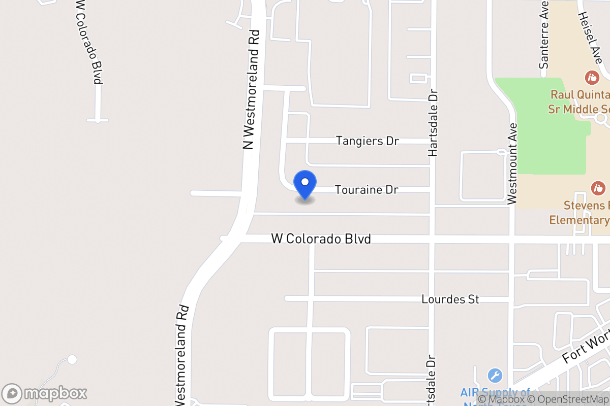 Map of 3032 Touraine Dr
