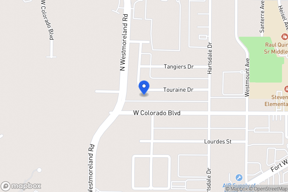 Map of 3036 Touraine Dr