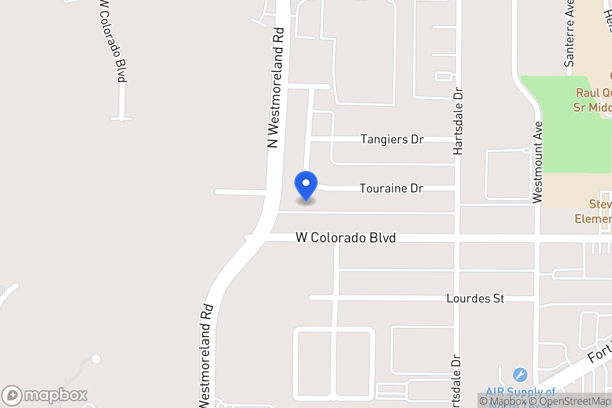 Map of 3042 Touraine Dr