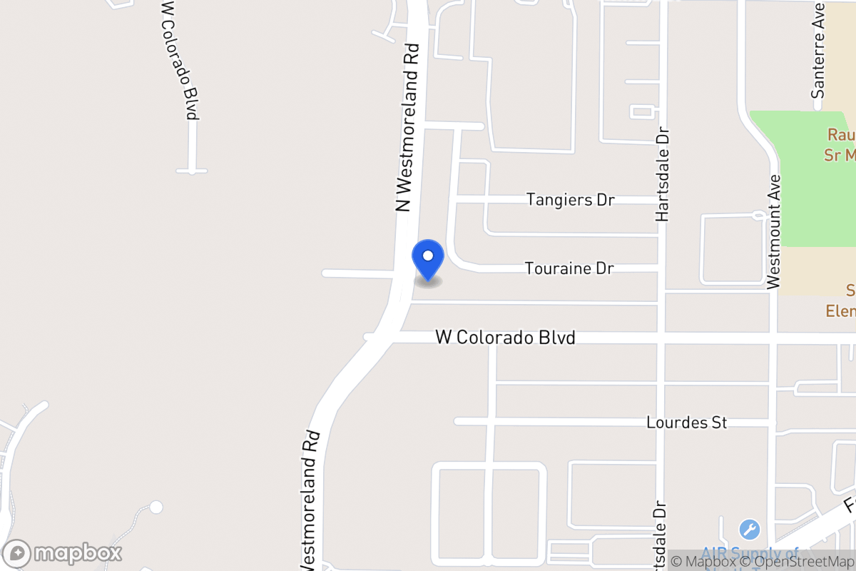 Map of 3104 Touraine Dr