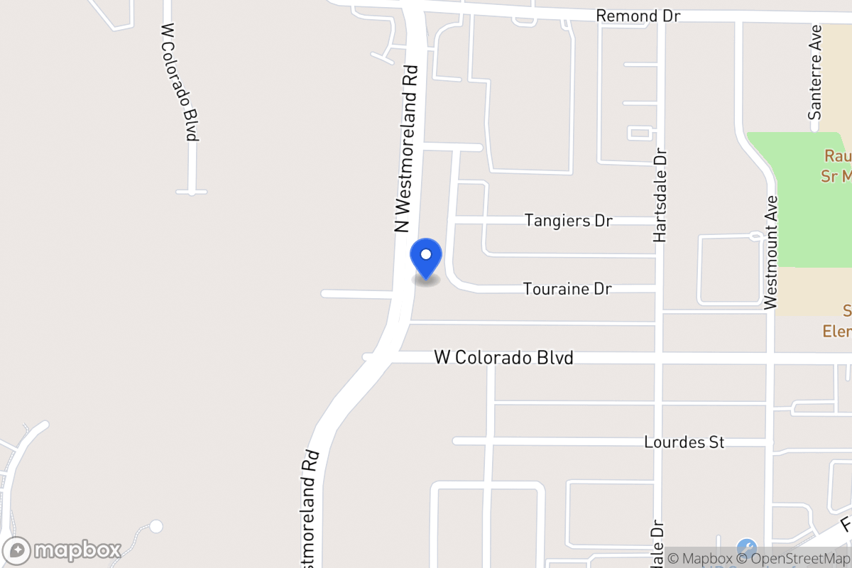 Map of 3108 Touraine Dr