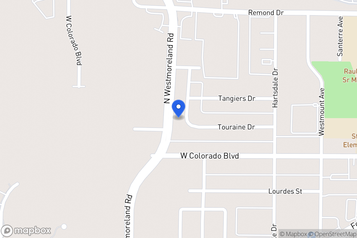 Map of 3112 Touraine Dr