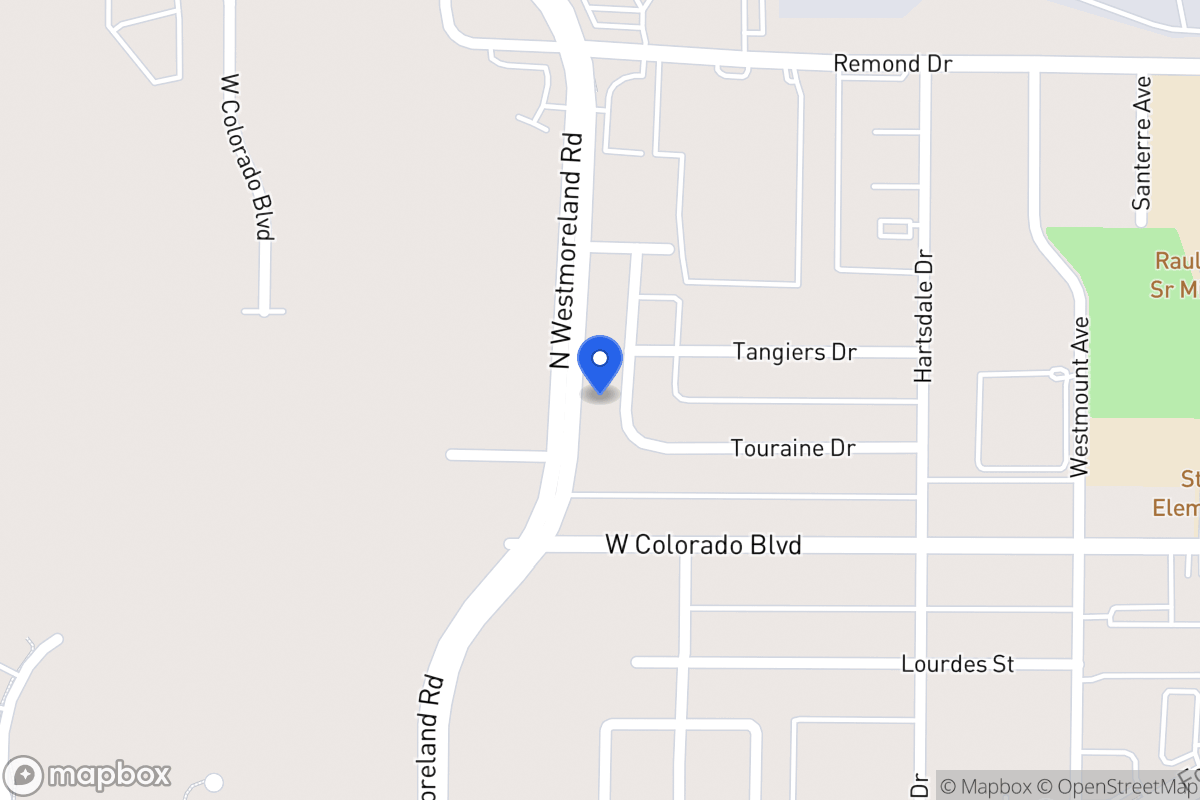 Map of 3118 Touraine Dr
