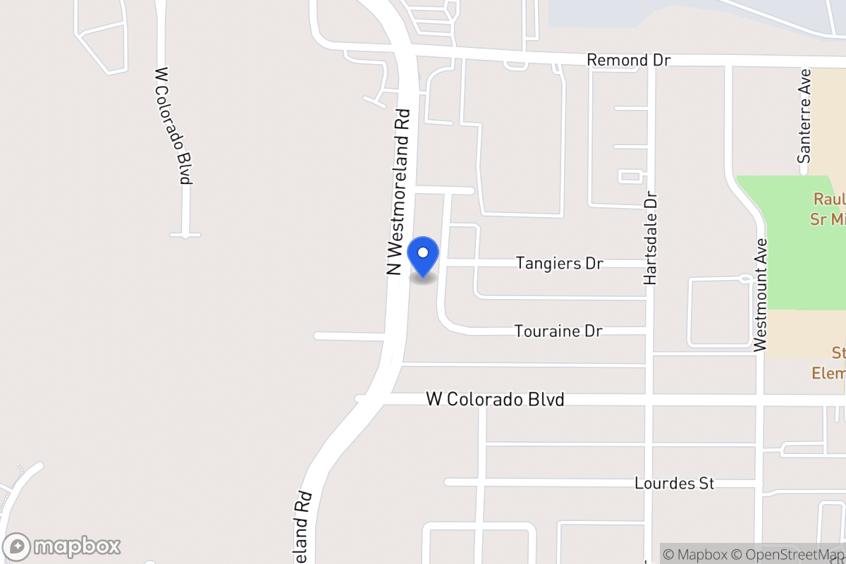 Map of 3124 Touraine Dr