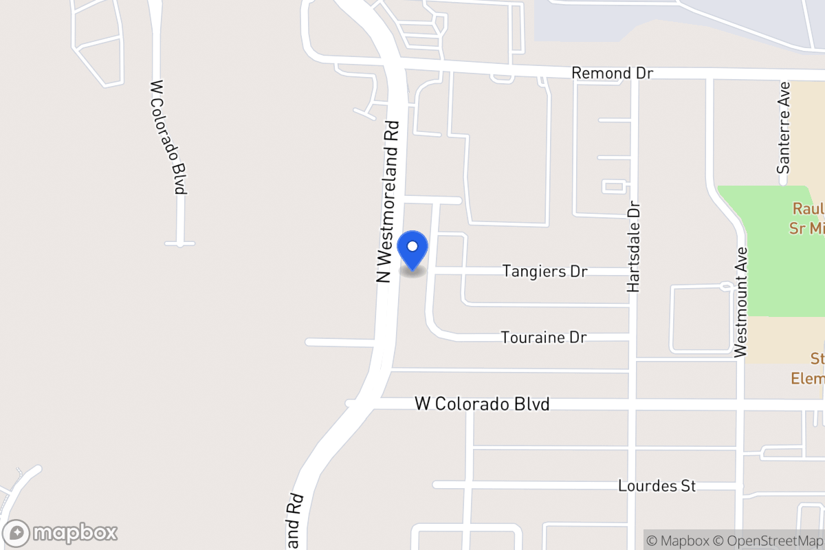 Map of 3128 Touraine Dr
