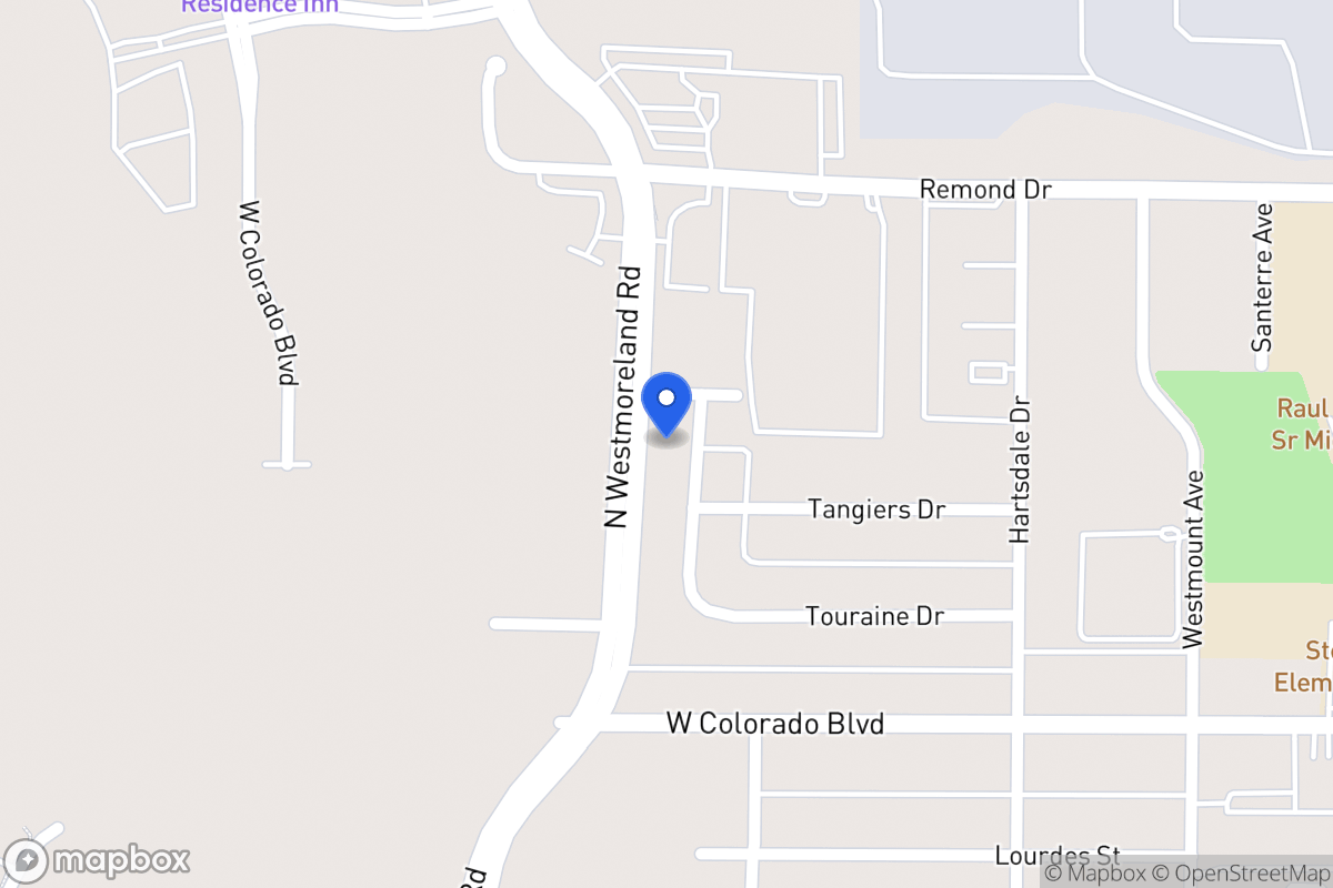 Map of 3144 Touraine Dr