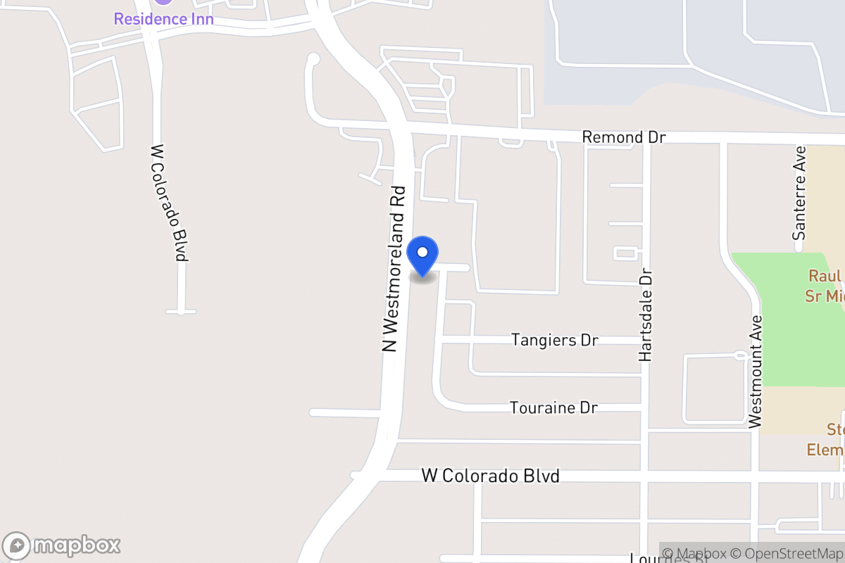 Map of 3148 Touraine Dr