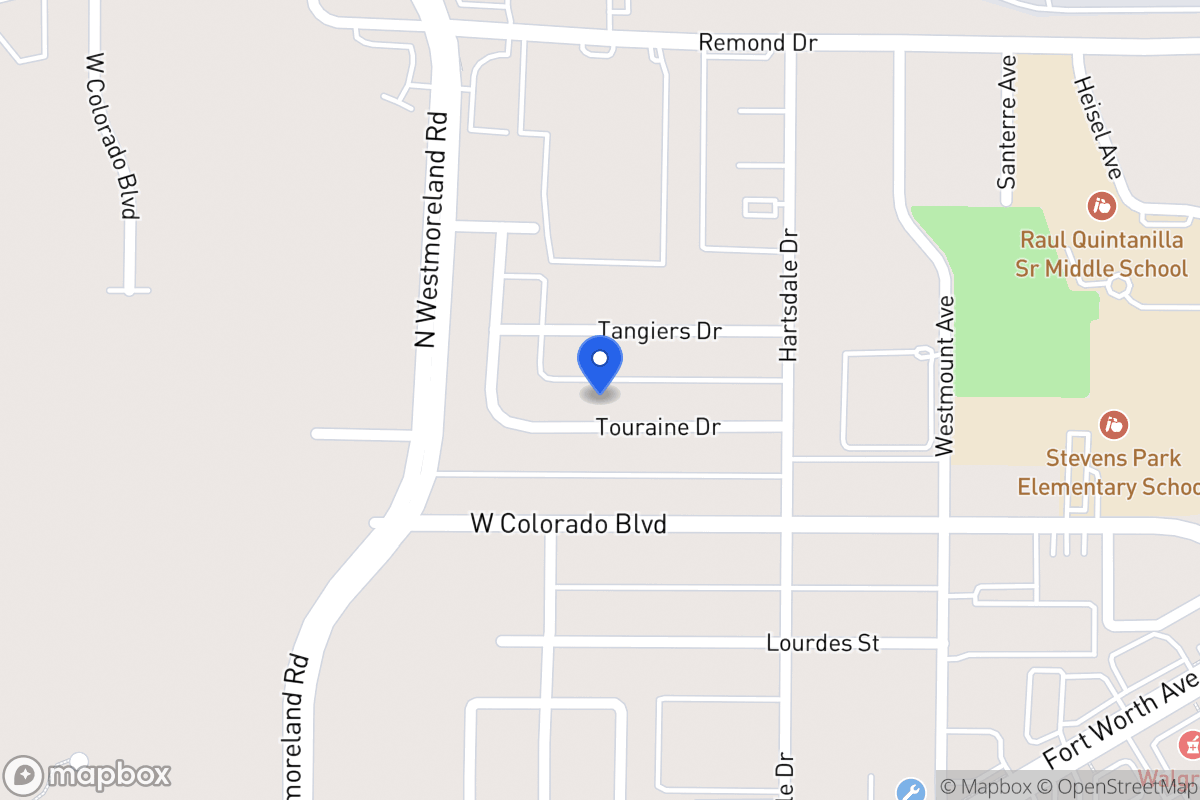 Map of 3015 Touraine Dr