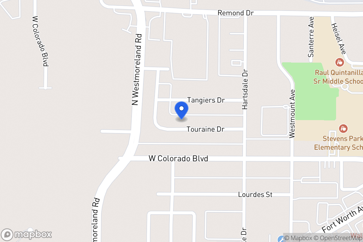 Map of 3021 Touraine Dr