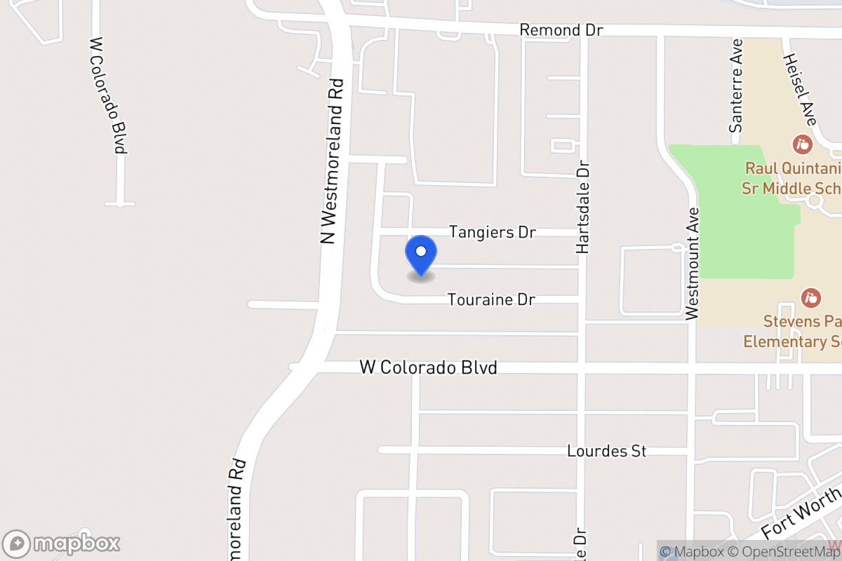 Map of 3025 Touraine Dr