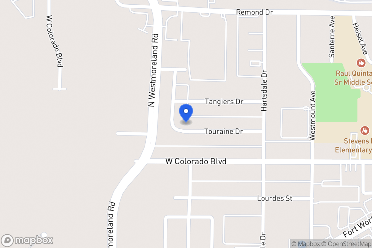 Map of 3031 Touraine Dr