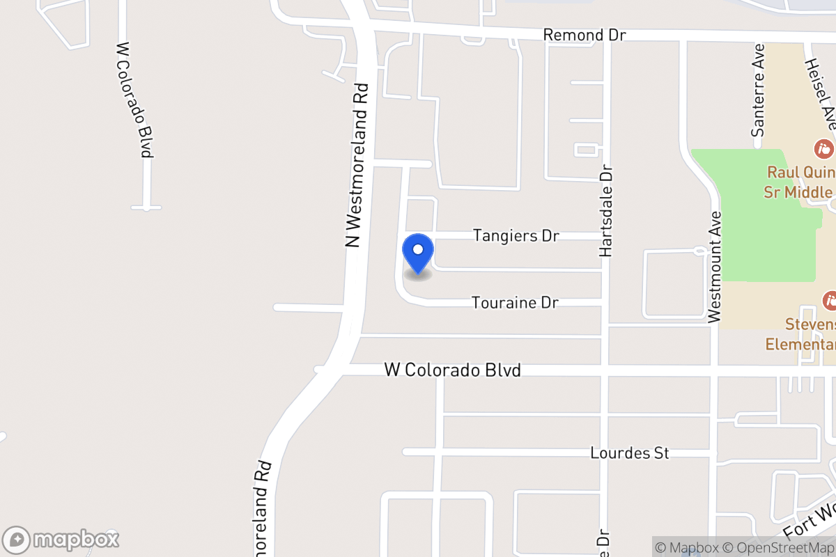 Map of 3111 Touraine Dr