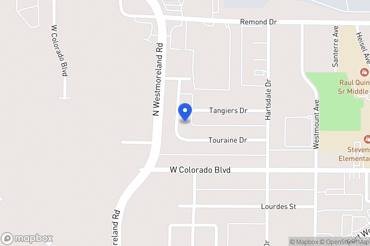 Map of 3119 Touraine Dr