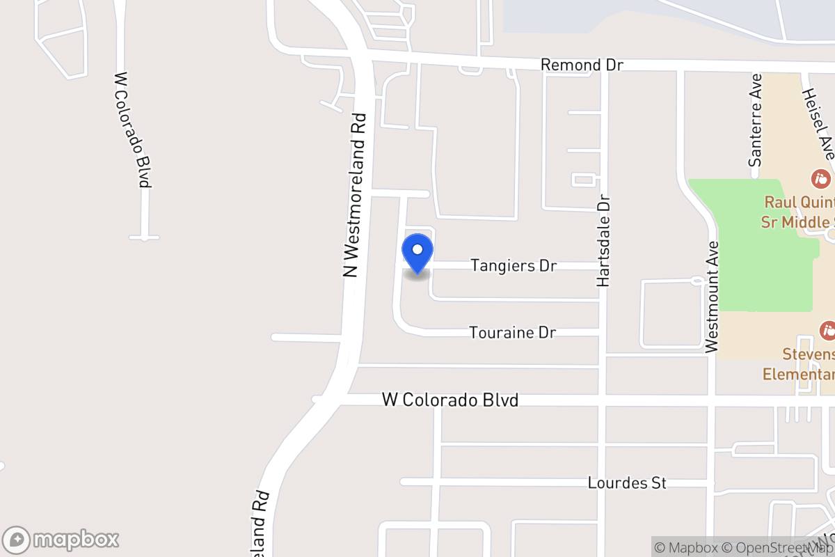 Map of 3125 Touraine Dr