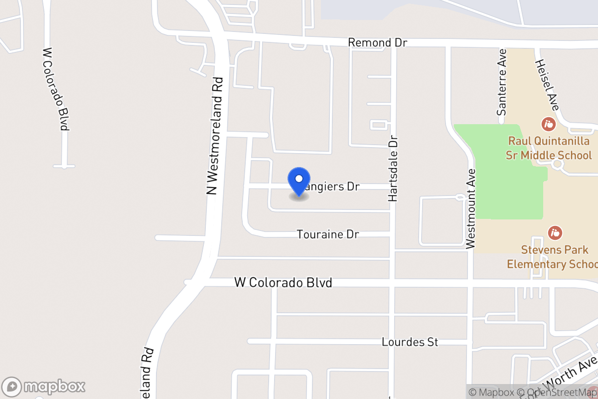 Map of 3016 Tangiers Dr