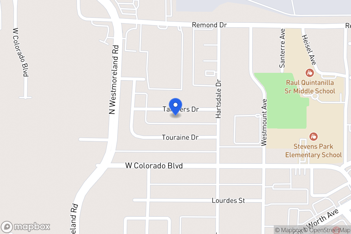 Map of 3006 Tangiers Dr