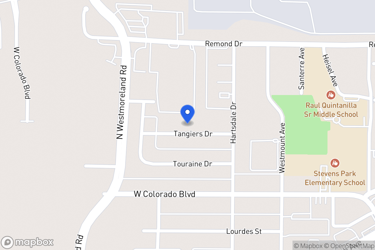 Map of 3005 Tangiers Dr