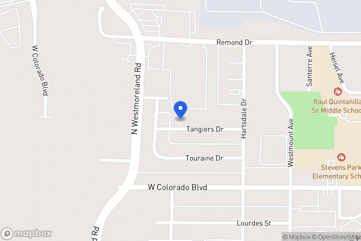 Map of 3021 Tangiers Dr