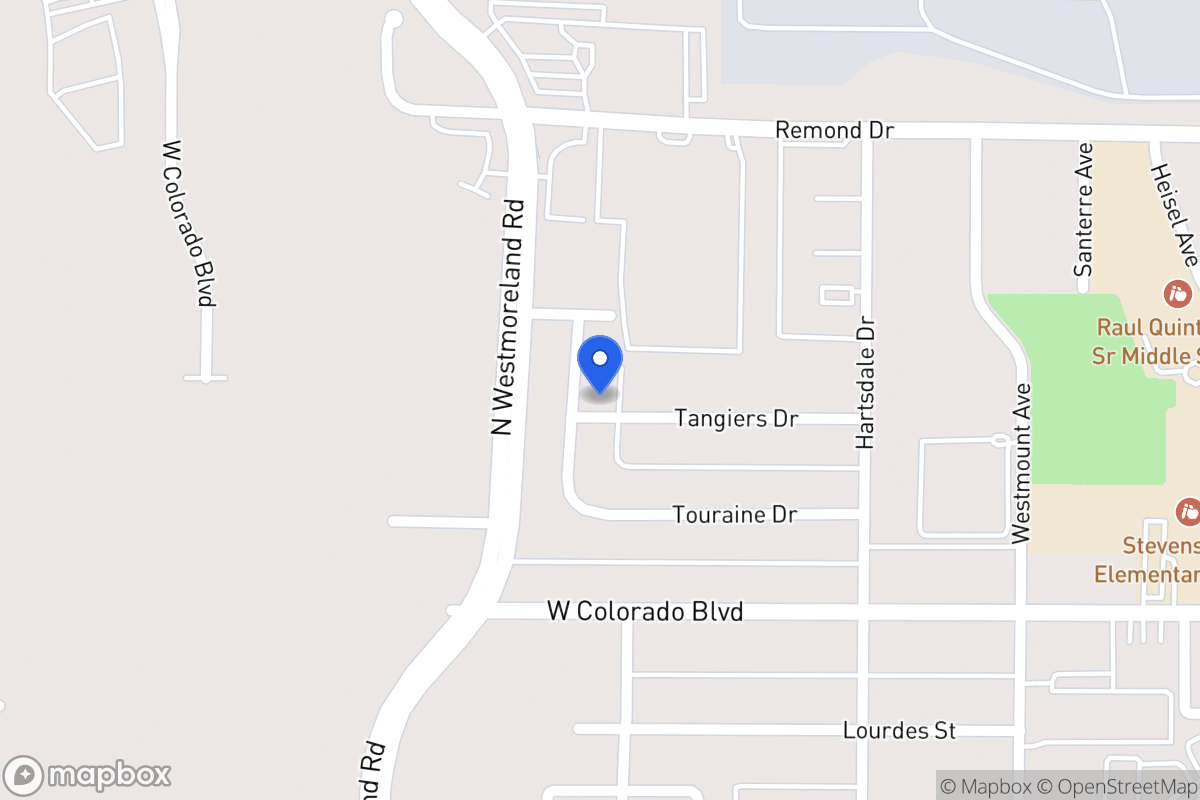Map of 3135 Touraine Dr
