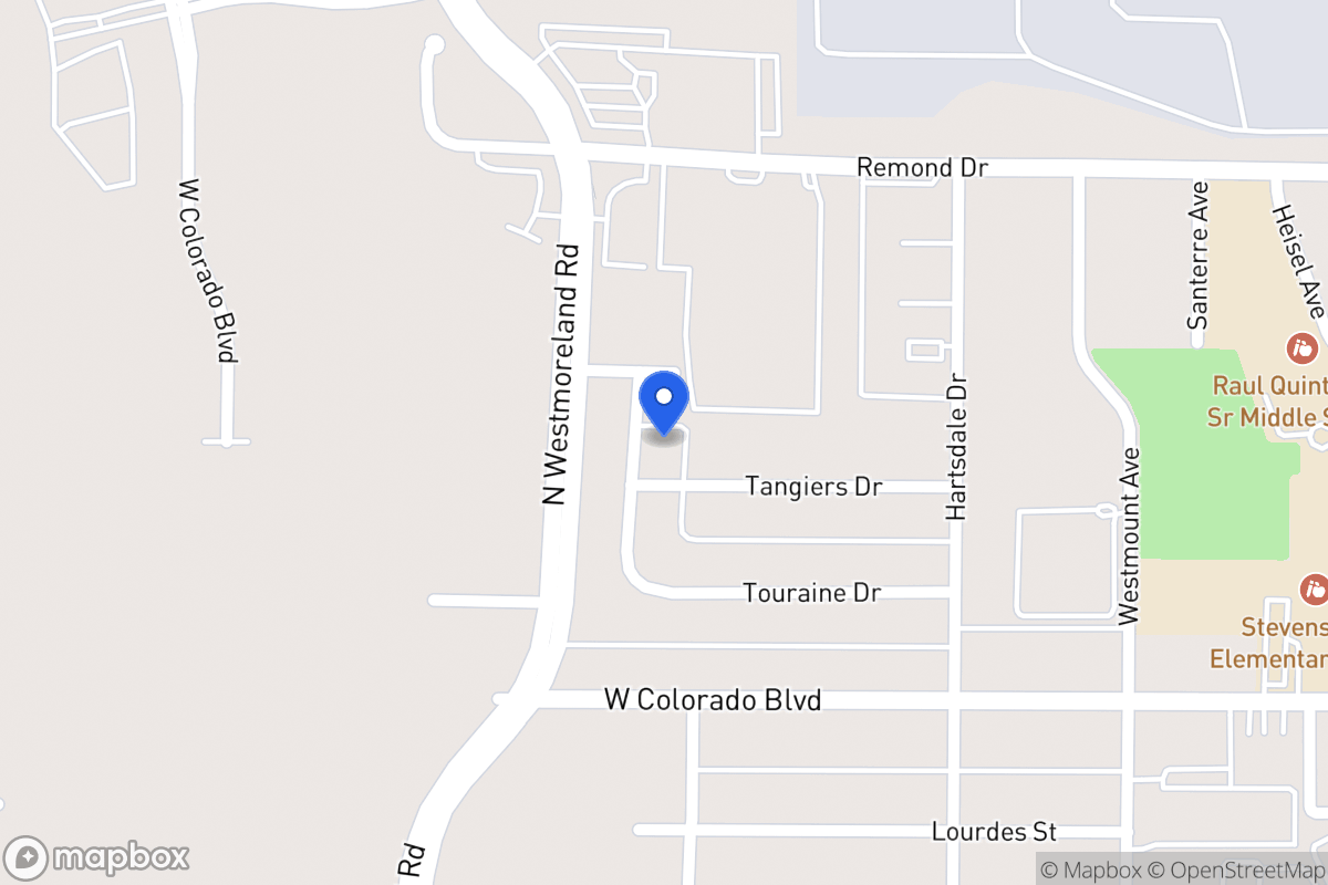 Map of 3139 Touraine Dr