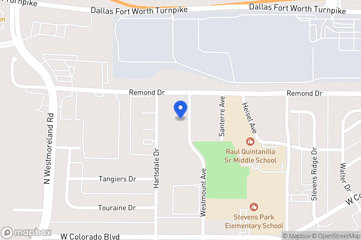 Map of 1617 Westmount Ave