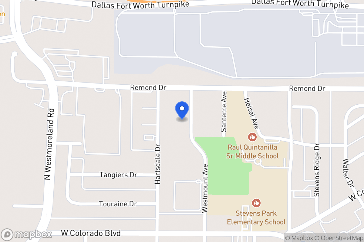 Map of 1615 Westmount Ave