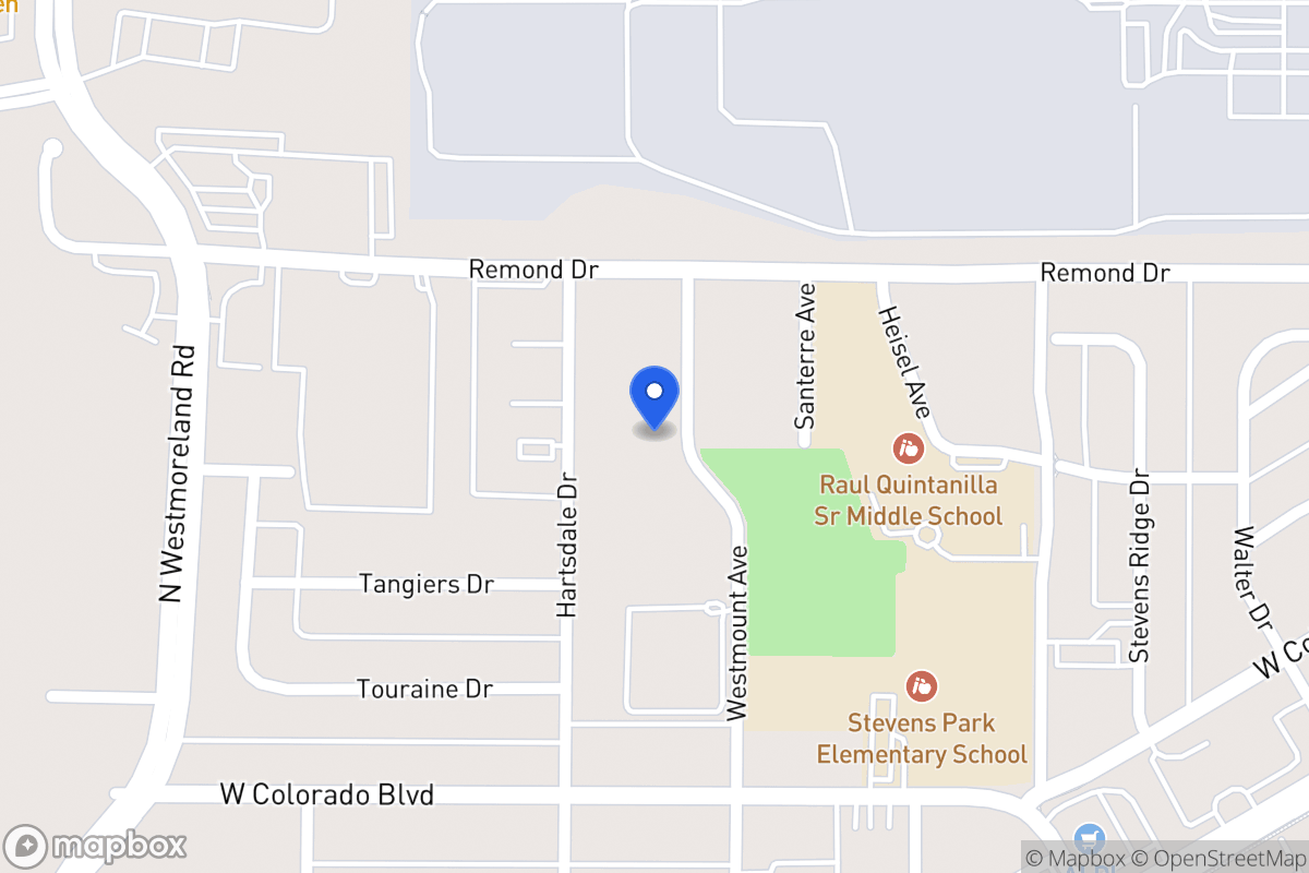 Map of 1601 Westmount Ave