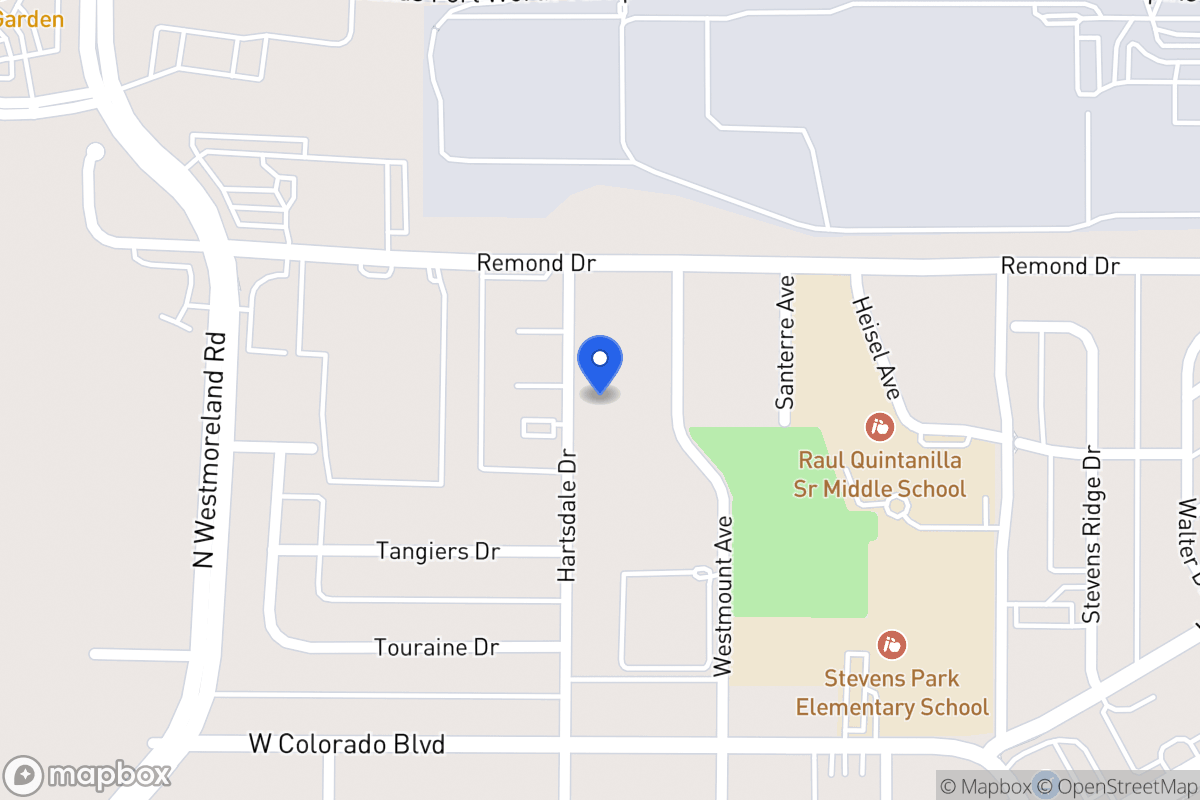 Map of 1372 Hartsdale Dr