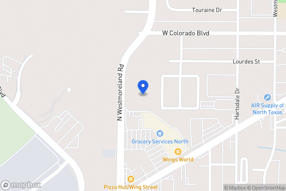 Map of 1000 N Westmoreland Rd