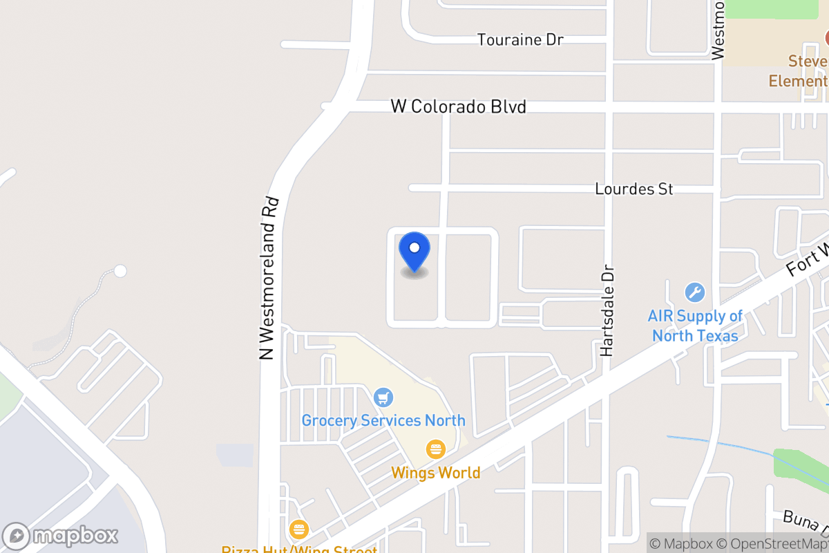Map of 1251 Moulin Rouge Dr