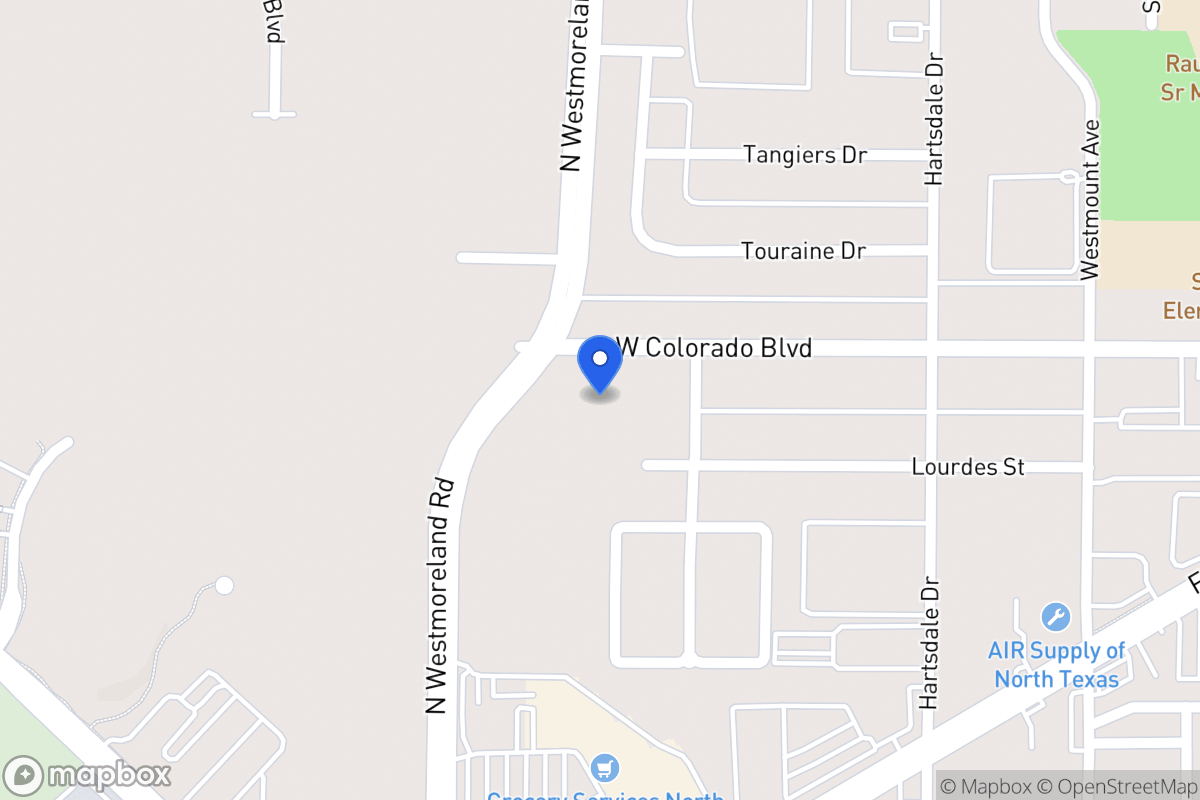 Map of 3120 W Colorado Blvd