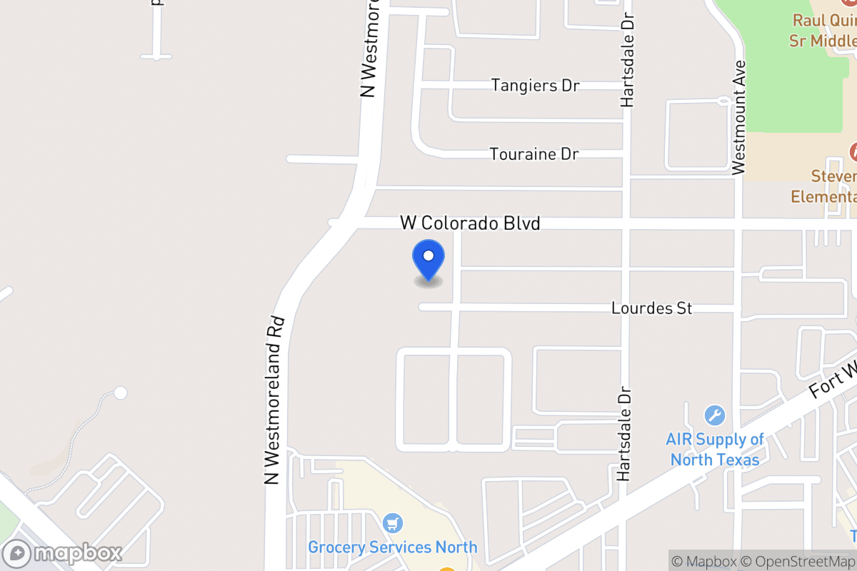 Map of 3109 Lourdes St