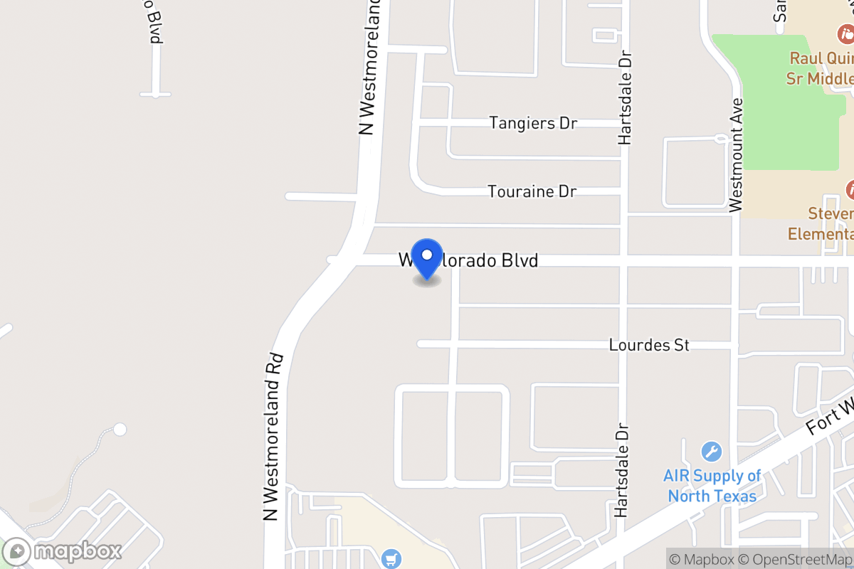 Map of 3112 W Colorado Blvd