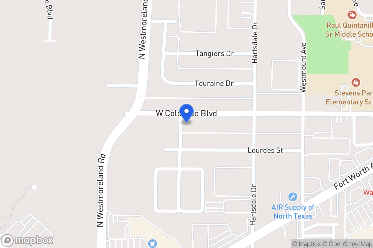 Map of 3024 W Colorado Blvd