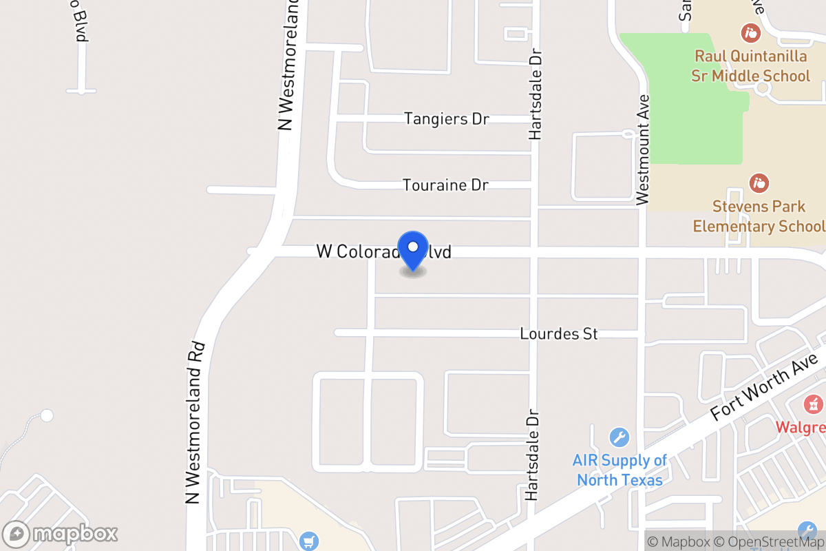 Map of 3012 W Colorado Blvd