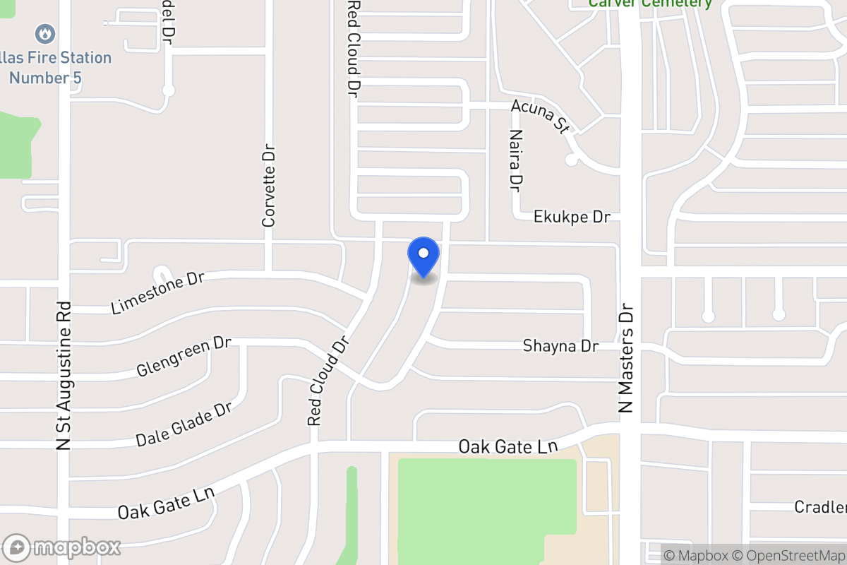 Map of 9839 Glengreen Dr
