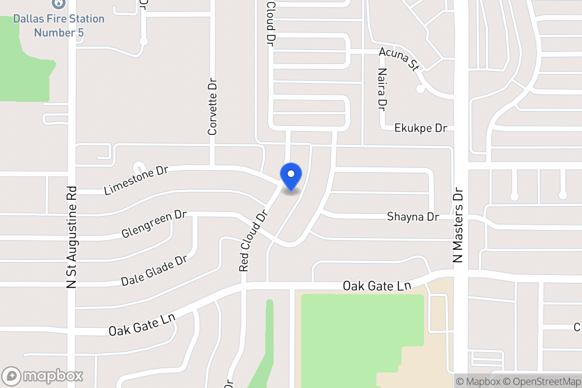 Map of 1856 Red Cloud Dr