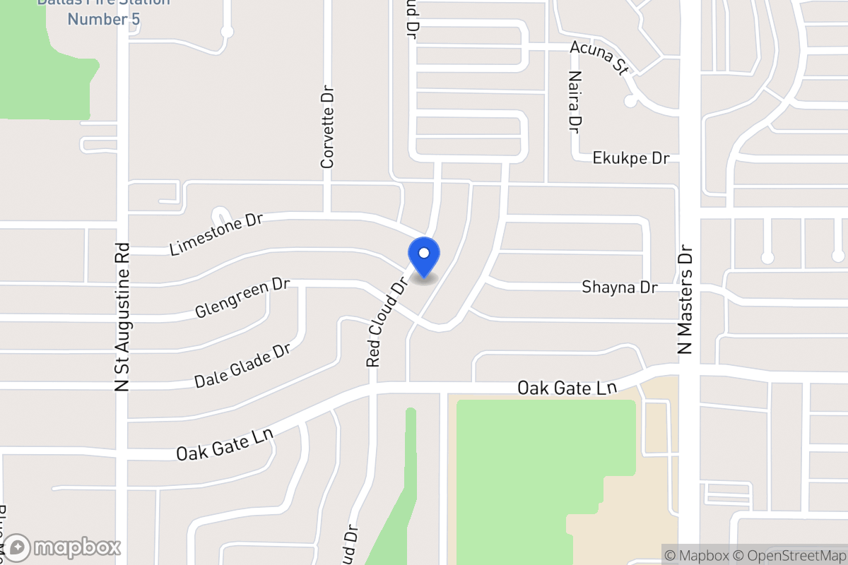 Map of 1840 Red Cloud Dr