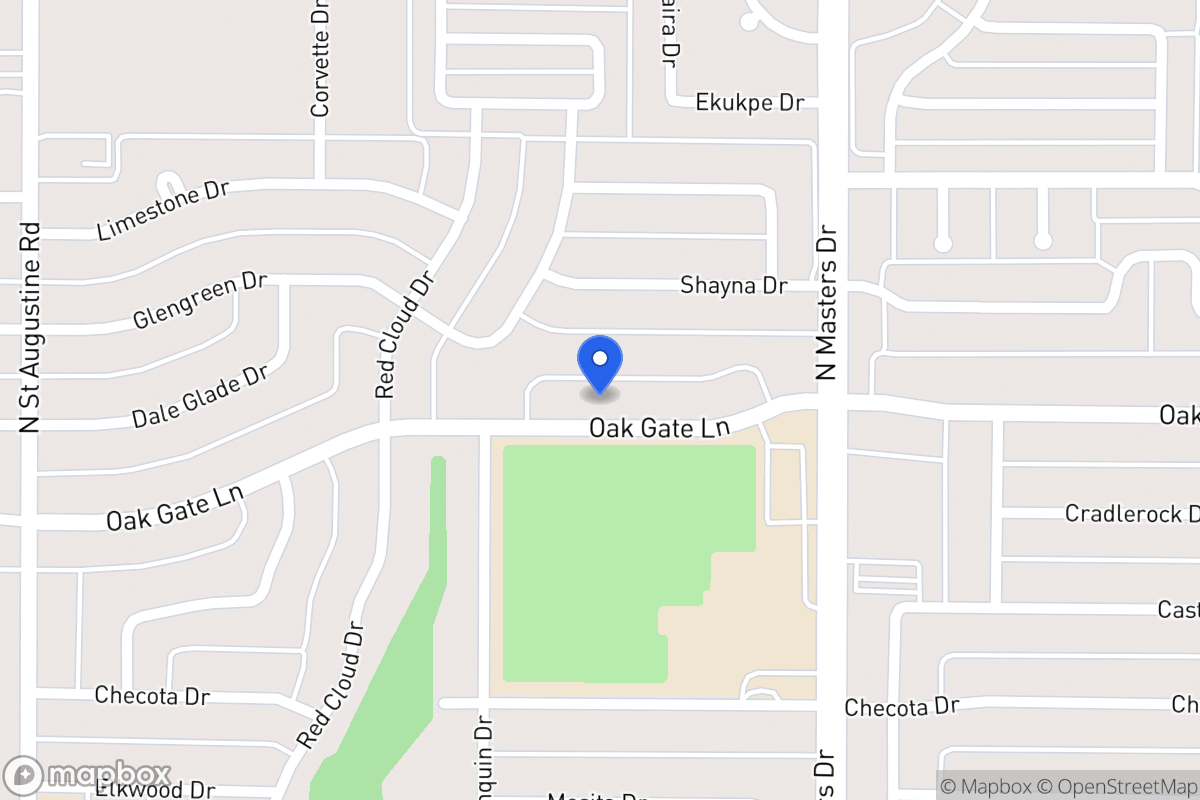 Map of 10019 Oak Gate Ln
